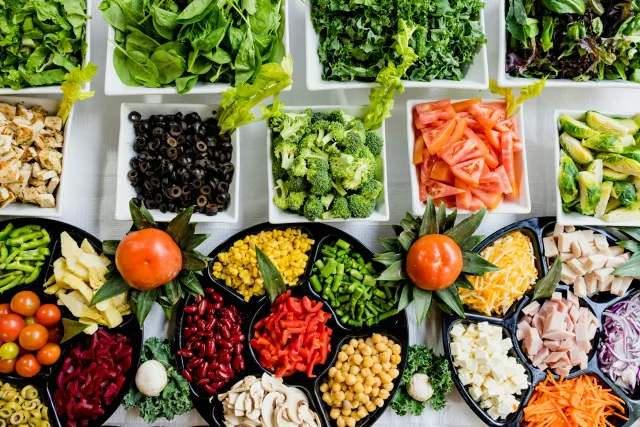 Fresh ingredients for meal preparation