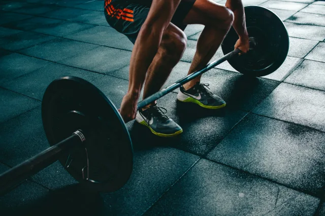 Strength training with a barbell